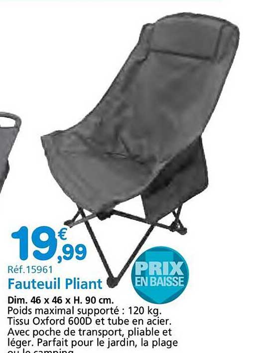 Fauteuil Pliant