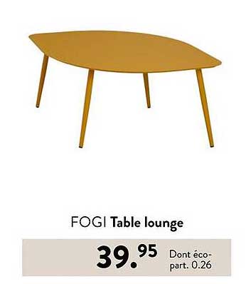 FOGI Table lounge