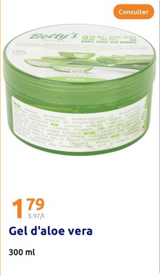 Gel d'aloe vera