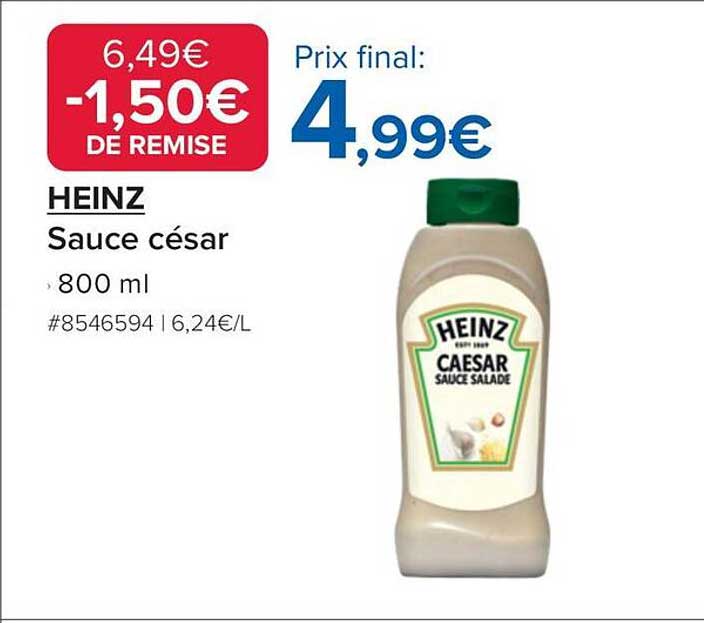 HEINZ Sauce césar 800 ml