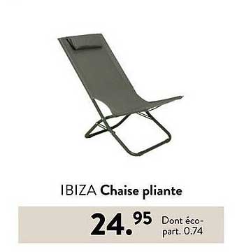 IBIZA Chaise pliante