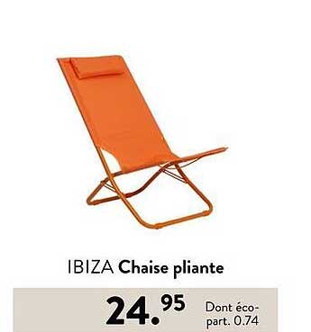 IBIZA Chaise pliante