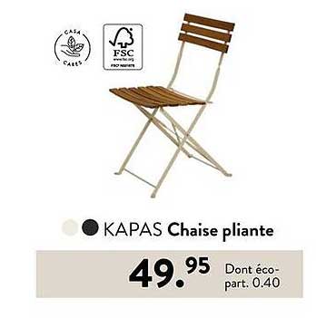 KAPAS Chaise pliante