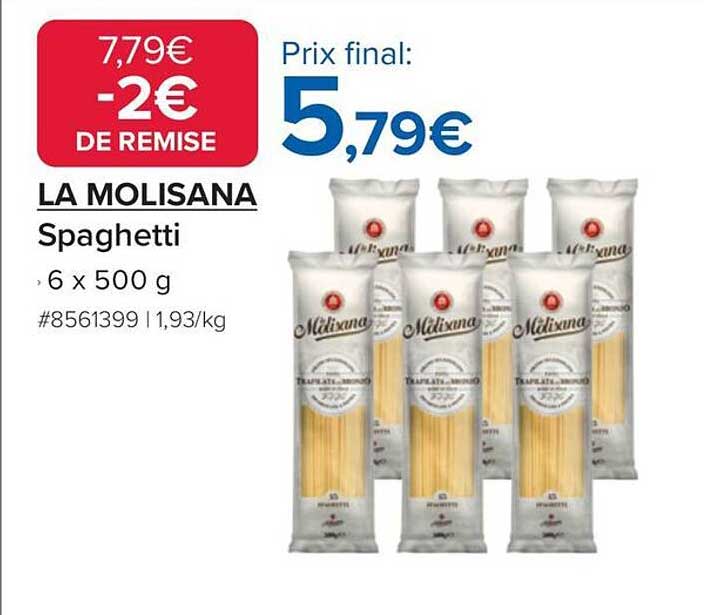 LA MOLISANA Spaghetti 6 x 500 g