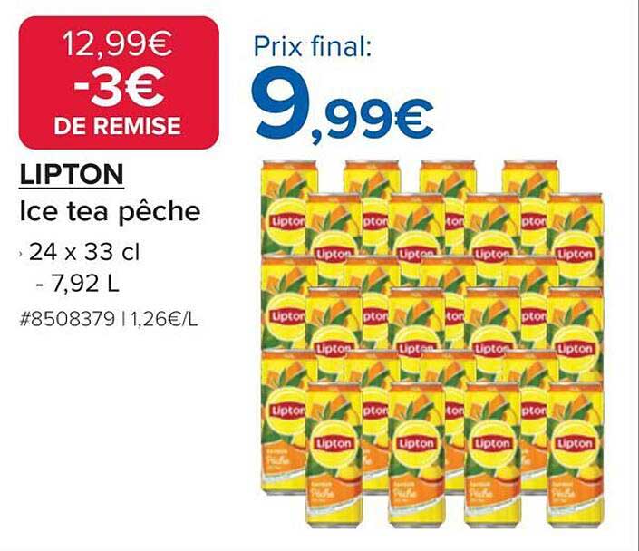 LIPTON Ice tea pêche