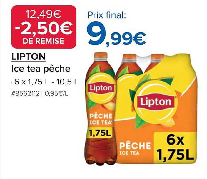 LIPTON Ice tea pêche