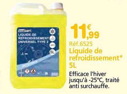 Liquide de refroidissement* 5L