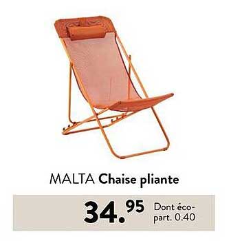 MALTA Chaise pliante