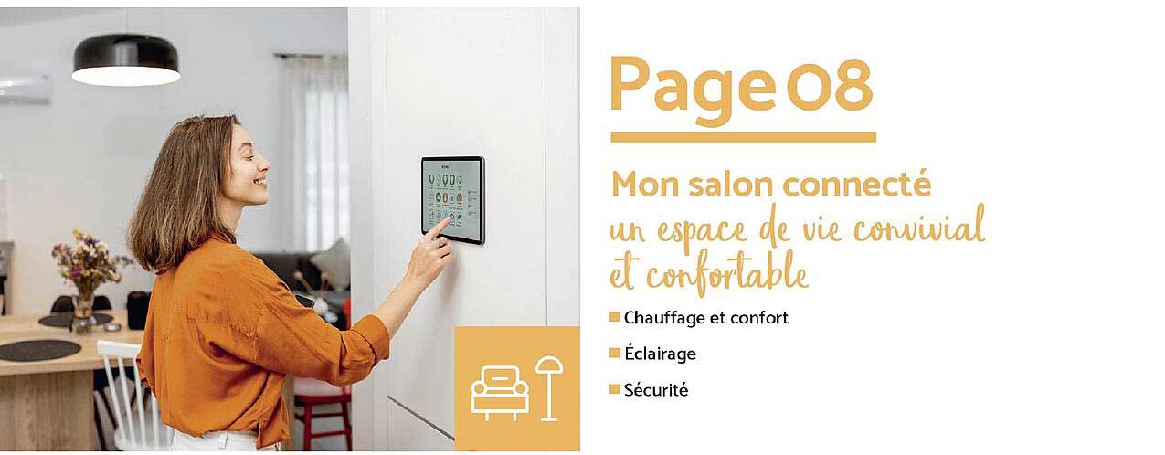 Mon salon connecté un espace de vie convivial et confortable
