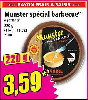 Munster spécial barbecue
