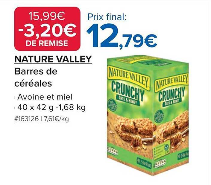 NATURE VALLEY Barres de céréales