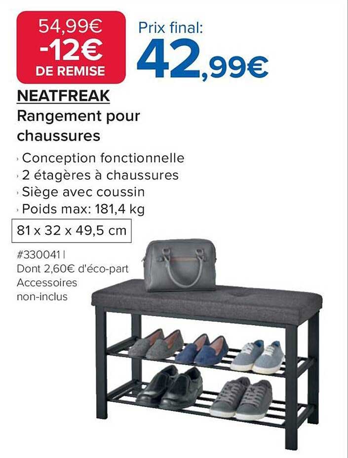 NEATFREAK Rangement pour chaussures