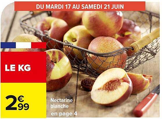 Nectarine blanche