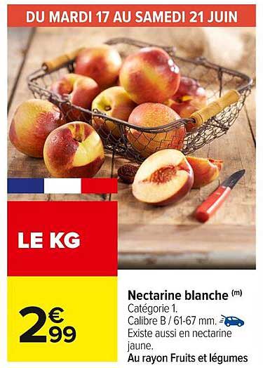 Nectarine blanche
