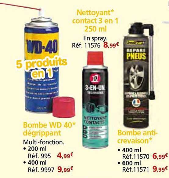 Nettoyant* contact 3 en 1 250 ml