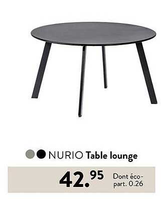 NURIO Table lounge