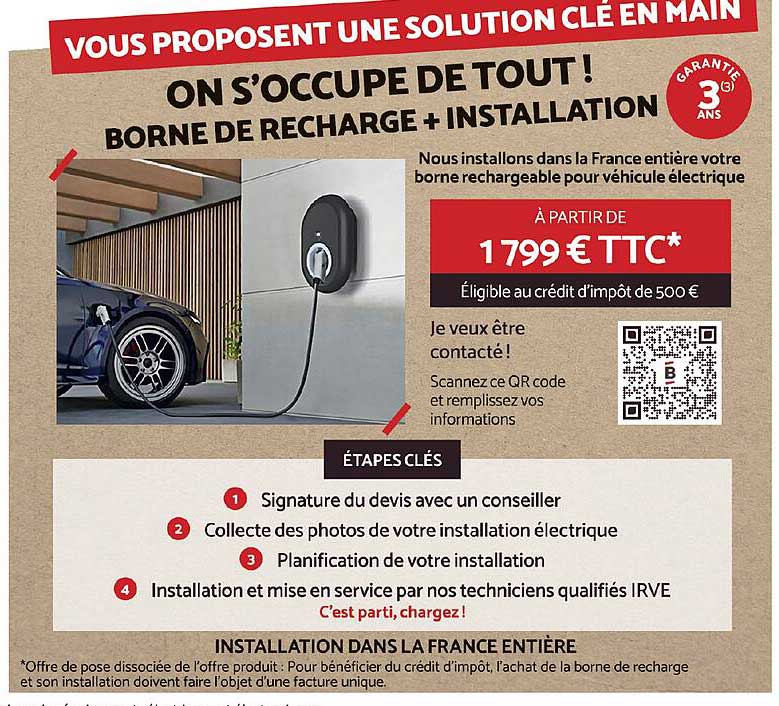 ON S’OCCUPE DE TOUT ! BORNE DE RECHARGE + INSTALLATION