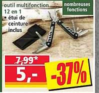 outil multifonction 12 en 1 étui de ceinture inclus