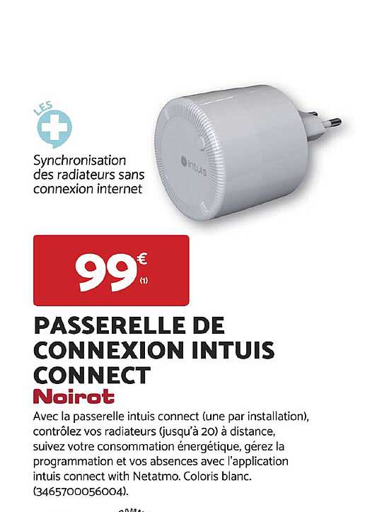 PASSERELLE DE CONNEXION INTUIS CONNECT Noirot