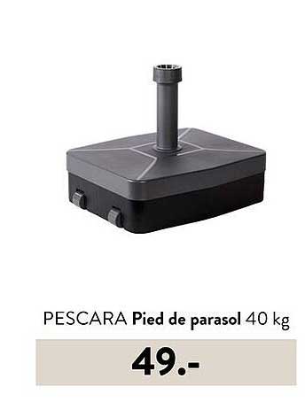 PESCARA Pied de parasol 40 kg