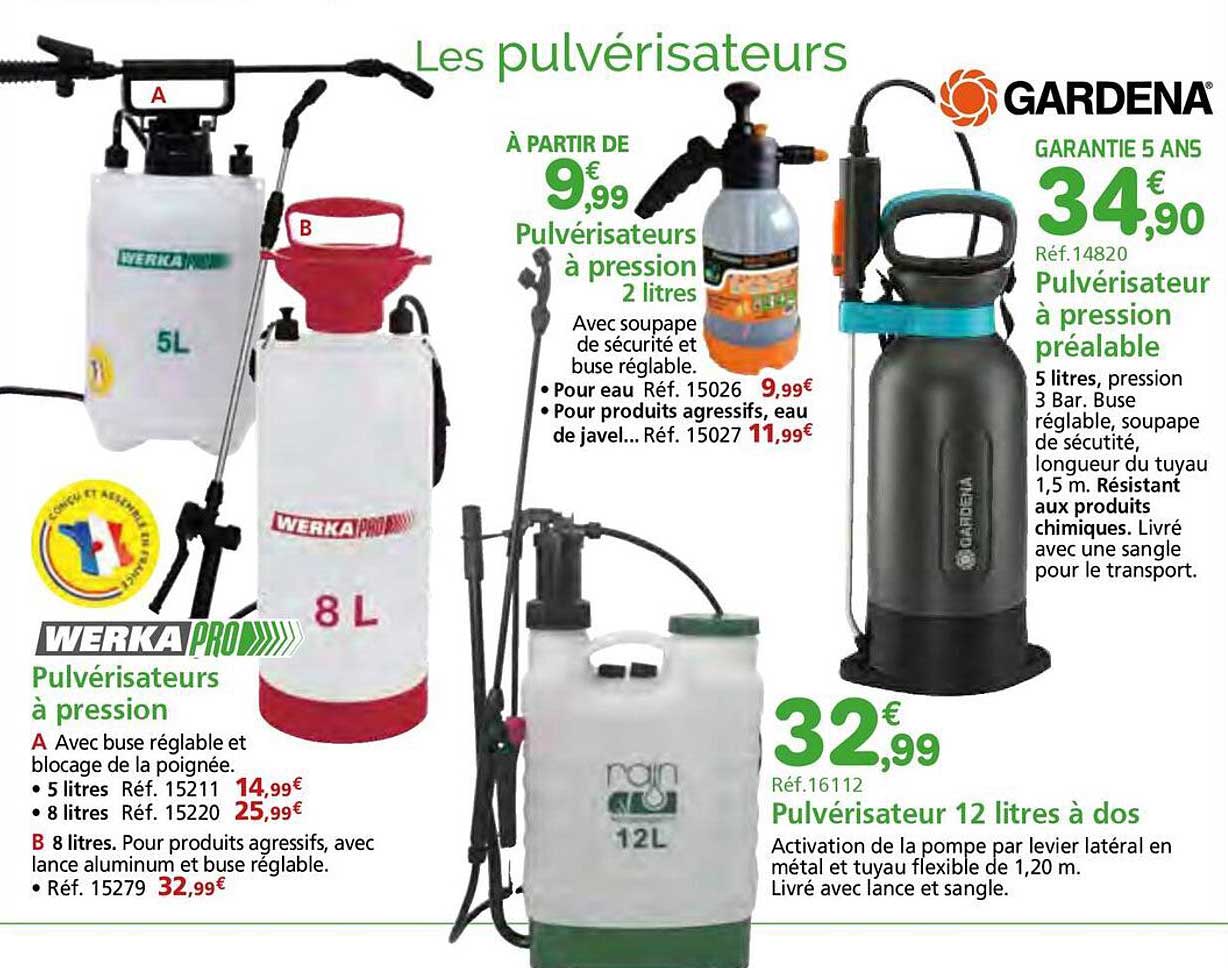 Pulvérisateurs à pression