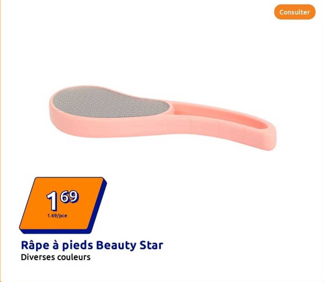 Râpe à pieds Beauty Star