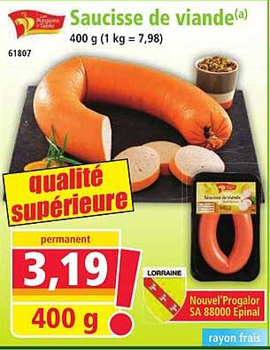 Saucisse de viande