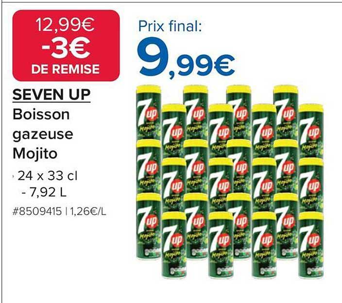 SEVEN UP Boisson gazeuse Mojito