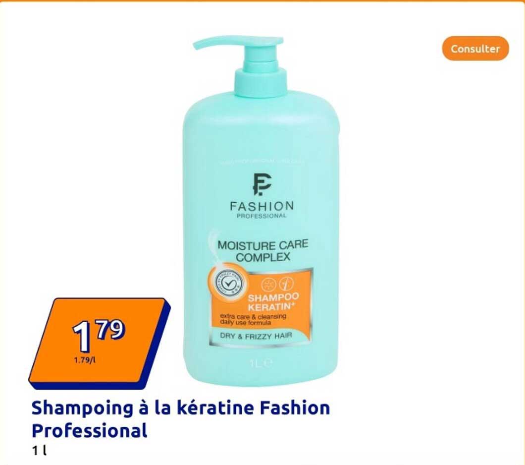 Shampoing à la kératine Fashion Professional