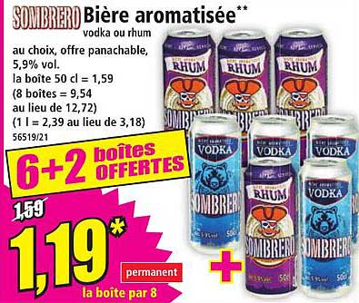 Sombrero Bière aromatisée**