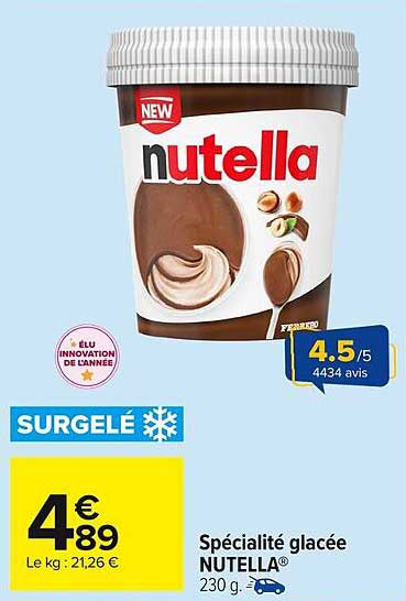 Spécialité glacée NUTELLA®