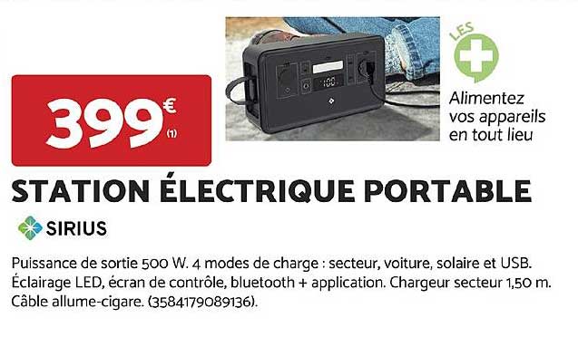 STATION ÉLECTRIQUE PORTABLE