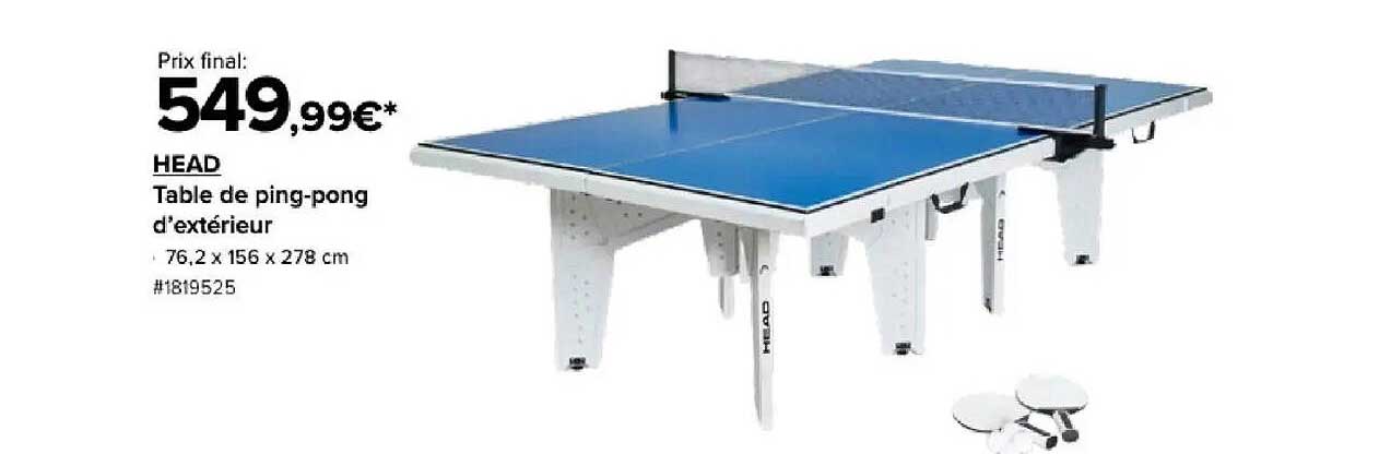 Table de ping-pong d’extérieur HEAD