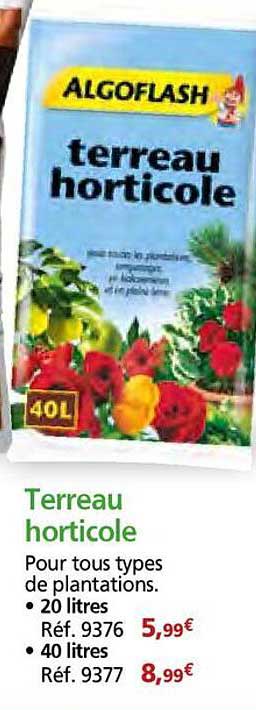 Terreau horticole