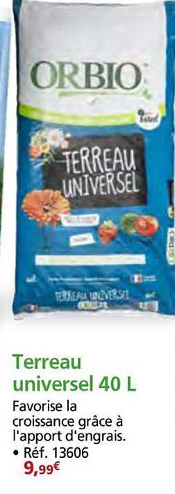 Terreau universel 40 L