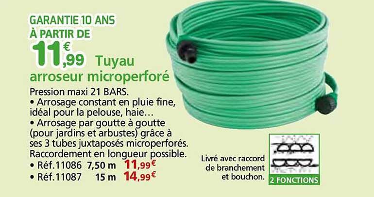Tuyau arroseur microperforé
