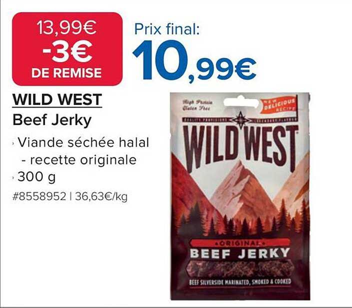 WILD WEST Beef Jerky