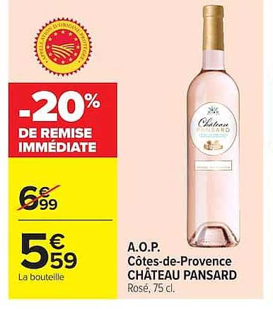 -20% DE REMISE IMMÉDIATE