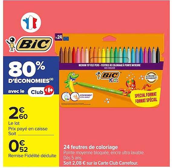 24 feutres de coloriage