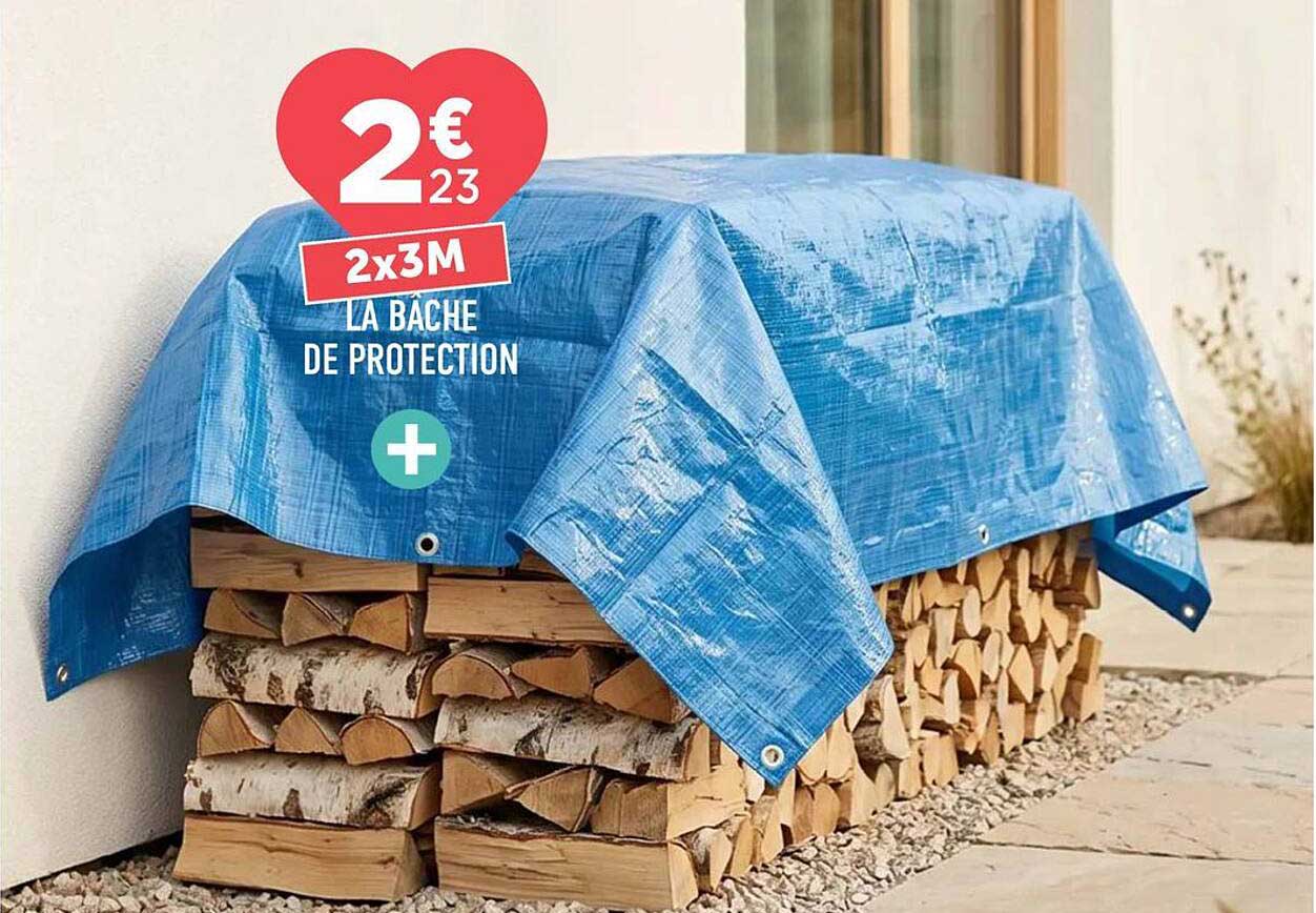 2x3M LA BÂCHE DE PROTECTION
