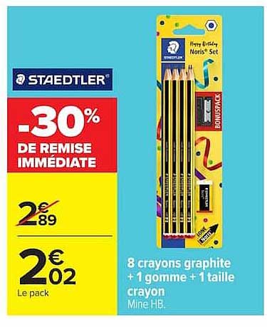 -30% DE REMISE IMMÉDIATE