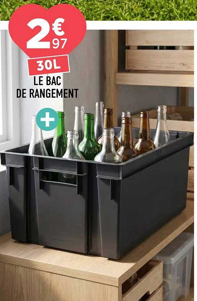 30L LE BAC DE RANGEMENT