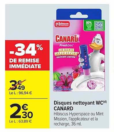 -34% DE REMISE IMMÉDIATE
