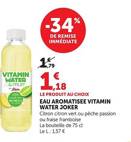 -34% DE REMISE IMMÉDIATE