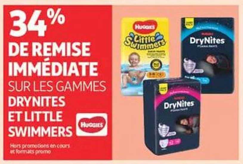 34% DE REMISE IMMÉDIATE SUR LES GAMMES DRYNITES ET LITTLE SWIMMERS