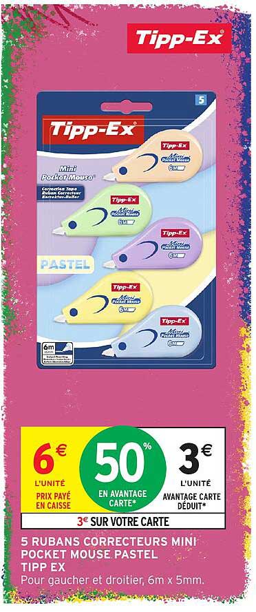 3€ L'UNITÉ AVANTAGE CARTE DÉDUIT*