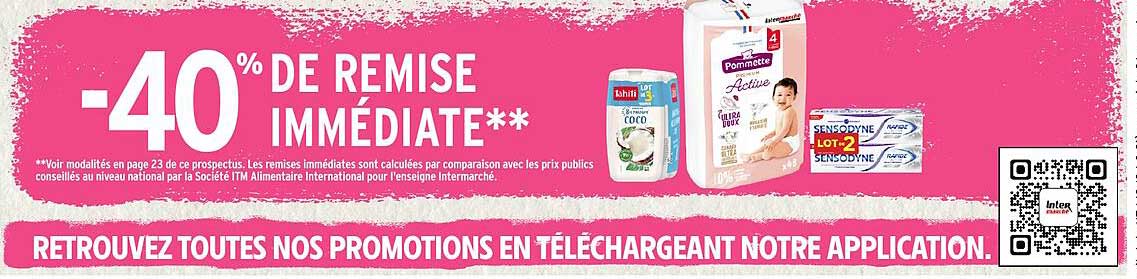 -40% DE REMISE IMMÉDIATE**