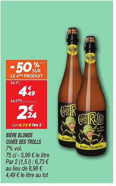 -50% (11) SUR LE 2ÈME PRODUIT