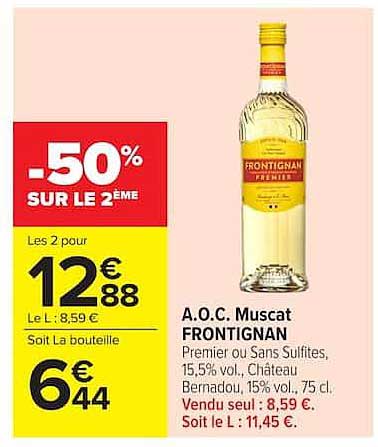 -50% SUR LE 2ÈME