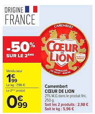 -50% SUR LE 2ÈME